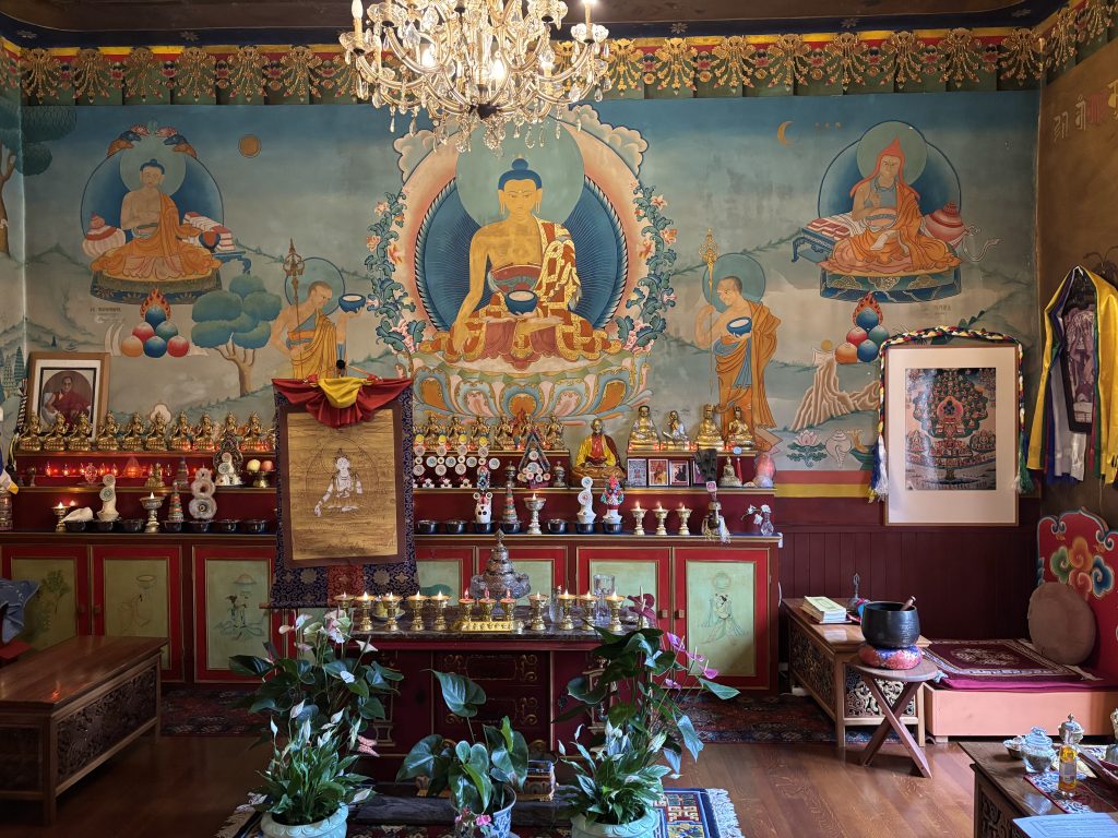 Kleine tempel Witte tara retraite Yeunten Ling Huy Belgie