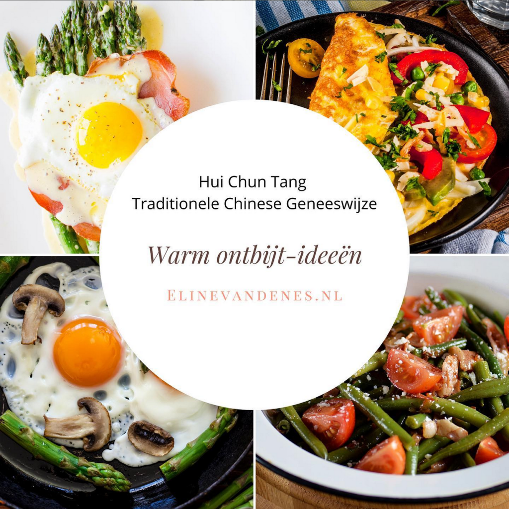 eieren ei warme ontbijt ideeen voeding als medicijn TCM TCG Traditionele Chinese Geneeskunde