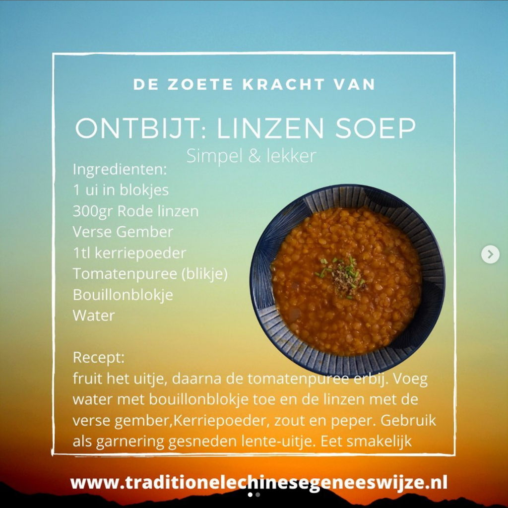 Linzen, medicinale werking tcm voeding als medicijn