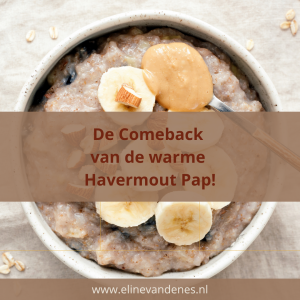 Warme havermout pap Eline van de Nes, TCM TCG Heerenveen